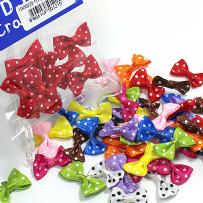 [이지피아] 장식 리본 25mm (땡땡이 도트, 봉투포장)