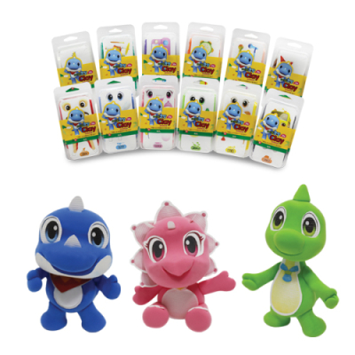 [이지피아] 꼬마공룡 크앙 클레이 50g(12종 택1)