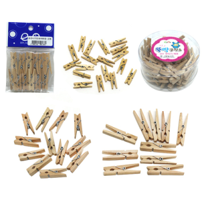 [이지피아] 나무 집게 (3종 택1)