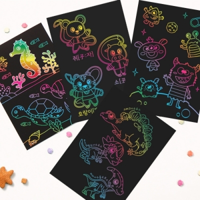 [민화샵] 스크래치 페이퍼 (21종 택1)