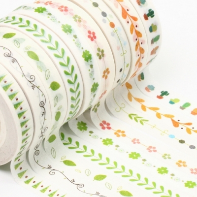 [민화샵] 꾸미기용 디자인 마스킹 테이프 (19종 택1)