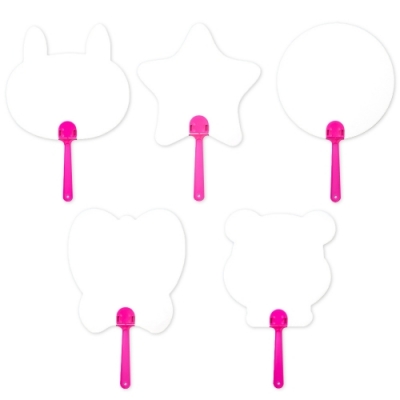 [민화샵] 무지 종이부채 만들기 (10개입 / 5종 택1)