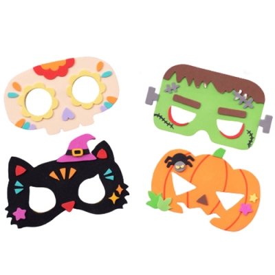 [민화샵] 할로윈 EVA 안경 만들기 (호박, 해골, 고양이, 프랑켄슈타인)