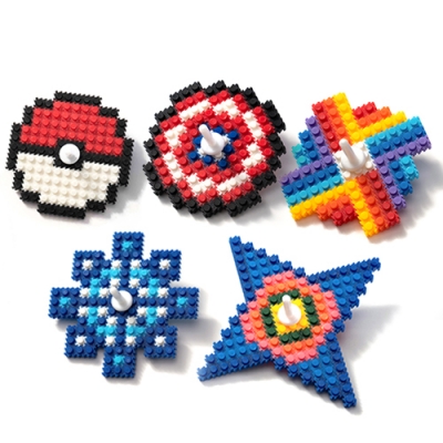 [민화샵] 디폼블럭 팽이 만들기 (2개 세트 / 5종 택1)