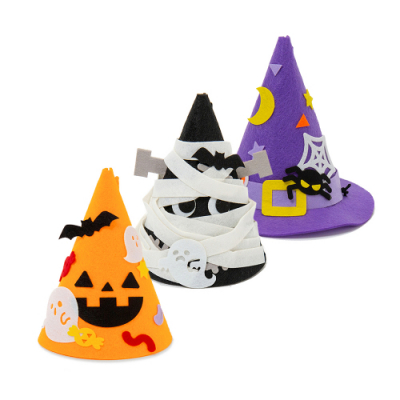 [민화샵] 할로윈 펠트 고깔모자 만들기 (호박, 마녀, 미라)