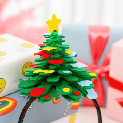 [민화샵] 크리스마스 펠트 트리 머리띠 만들기