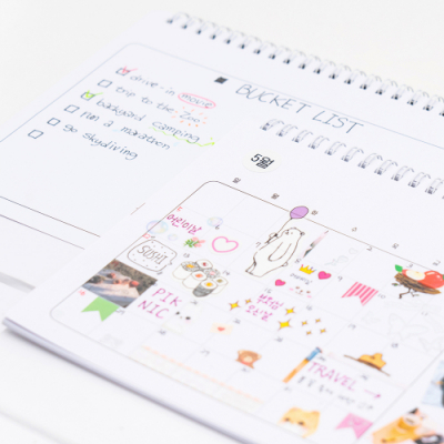 [민화샵] 무지 종이 탁상 달력만들기 (만년 달력)