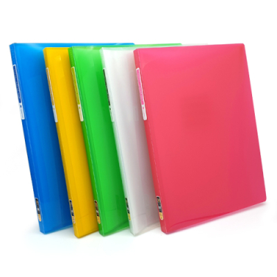 [청운] 칼라칩 클리어화일 (색상/매수선택)