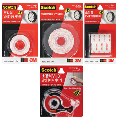 [3M] VHB초강력양면테이프/커터기 (5115/5140/5515/5210)