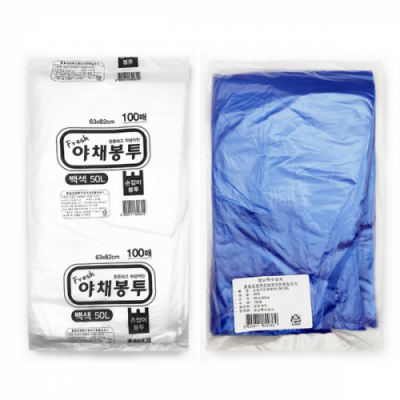 [케이티무역]야채봉투 100매(색상/용량선택)