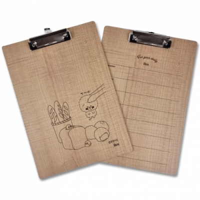 [아이비스] 내추럴 우드클립보드 (2종 택1)