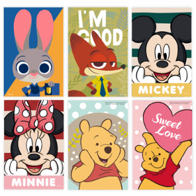 [알파웨이] DIY 큐빅페인팅 디즈니 10x15cm (6종 택1)