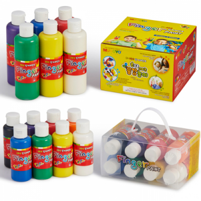 [문교] 핑거페인트 (6색/8색)