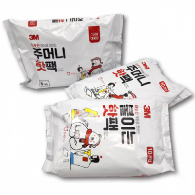 [3M] 주머니 핫팩(대,소)/붙이는 핫팩