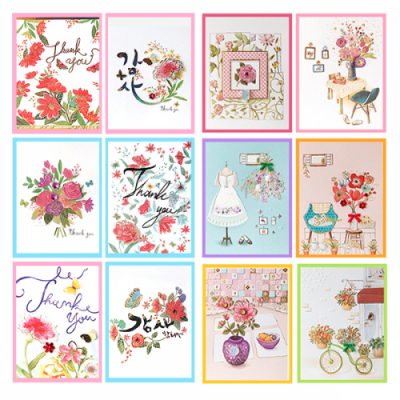 [프롬앤투] 감사카드 FT1036 (랜덤발송)