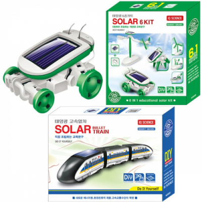 [포비] 태양광프라모델 고속열차/태양광 프라모델 솔라6종키트