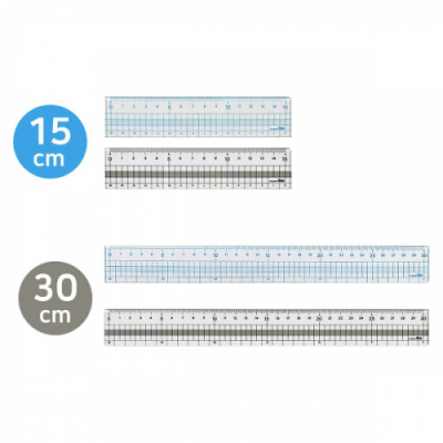 [아이비스] 컬러방안자 15cm/30cm (색상선택)