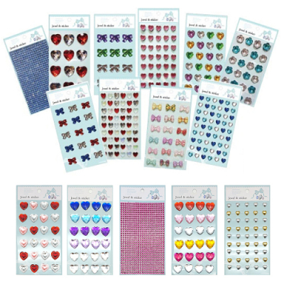 [재미나] 쥬얼리 스티커 (43종 택1) / 전상품