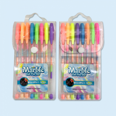 [바닐라] 마블중성펜 8색세트(젤펜)
