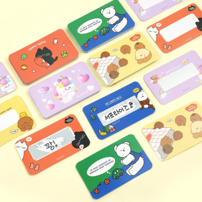 [핑크풋]스크래치 카드 ver2 (4종 택1)