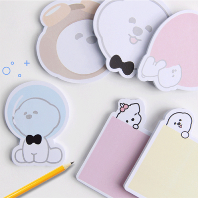 [양지사] 기다려빵아 점착식메모지(6종 택1)