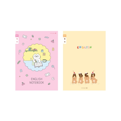 [모닝글로리] 초등 영어노트 좁은칸 B (여아/랜덤출고)