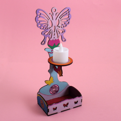 [아이디몬] 전통촛대 나비(LED 촛불포함)