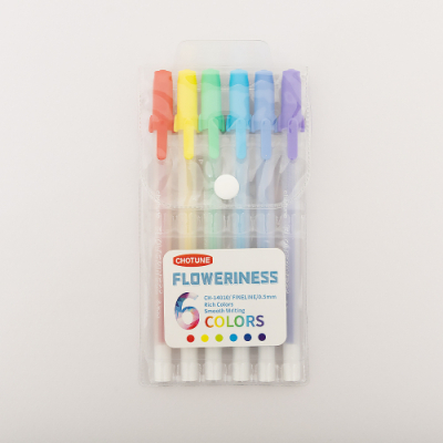 [재미나]6색 하이라이트 젤리펜세트 0.5