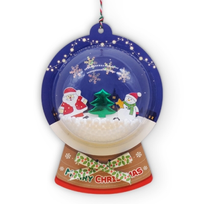 [하하당] 크리스마스 스노우볼 오너먼트 5set
