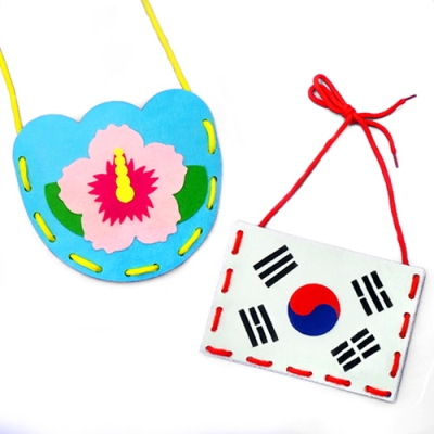 [하하당] 펠트 가방 만들기 - 우리나라 (2종 택1)