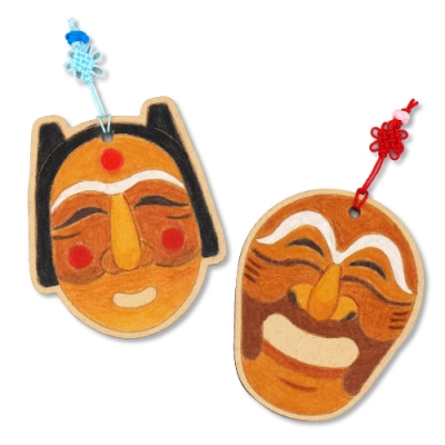 [하하당] 전통탈 손거울 2종세트