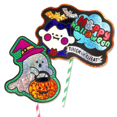 [하하당] 할로윈 포일아트 토퍼 (2종 택1)