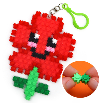 [하하당] 카네이션 디폼블럭 키링