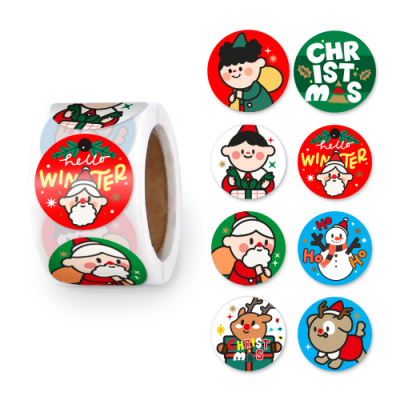 [하하당] 해피 크리스마스 롤 스티커