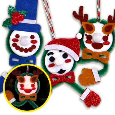 [하하당] 크리스마스 티라이트 오너먼트 (3종 택1)