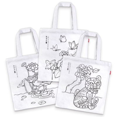 [하하당] 더 큰 민화 컬러링 에코백 (7종 택1)