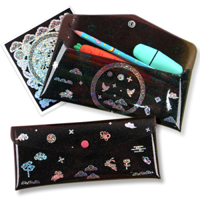 [하하당] 전통 자개 반짝이 필통