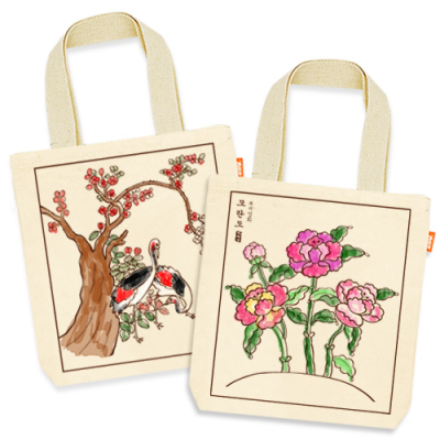 [하하당] 전통민화 에코백 (2종 택1)