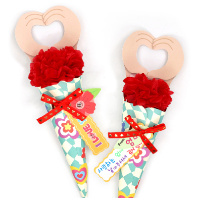 [하하당] 한송이 카네이션 꽃다발