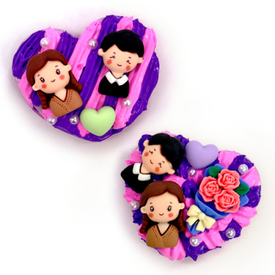 [하하당] 엄마아빠 데코덴 투명 스마트톡