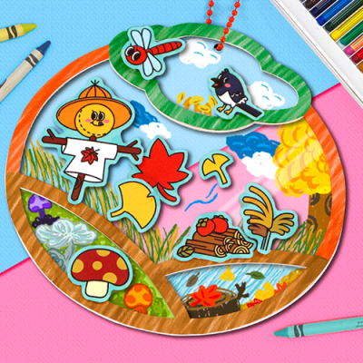 [하하당] 투명 가을 풍경 꾸미기