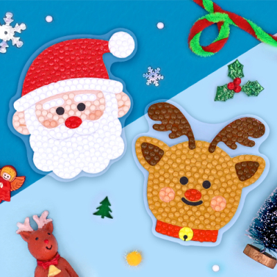 [하하당] 크리스마스 보석십자수 스마트톡 (2종 택1)