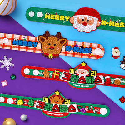 [하하당] 크리스마스 보석십자수 팔찌 (4종 택1)