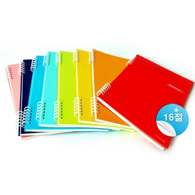 [모닝글로리] 쓰기편한 K 판 PP 노트 (16절) 스프링