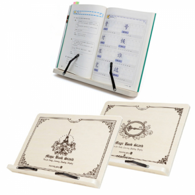 [모닝글로리] 우드 원목 마법 독서대 중 (에펠, 열쇠 택1)