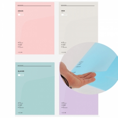 [모닝글로리] 서류 시험지 보관 테마컬러 도톰한 A4 투포켓화일 홀더