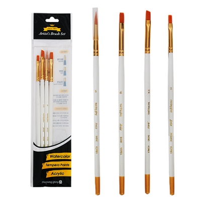 [모닝글로리] 아티스트 믹스 붓세트 3본조, 세필붓세트 4본조, 믹스 붓세트(소)4본조  (3종택1)
