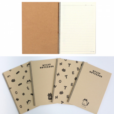 [모닝글로리] 크라프트 8mm 원링 SP노트(16절 좌철)