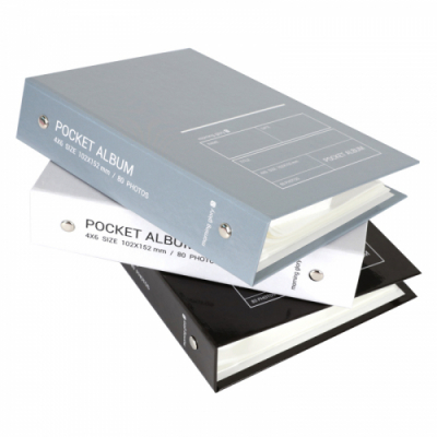 [모닝글로리] 미니포켓앨범 (4X6 -1단) 80매 사진보관