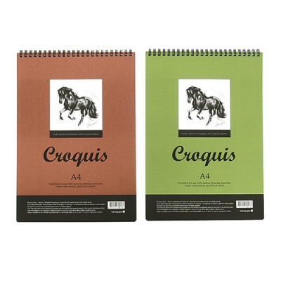 [모닝글로리] A4 크로키북(상철)